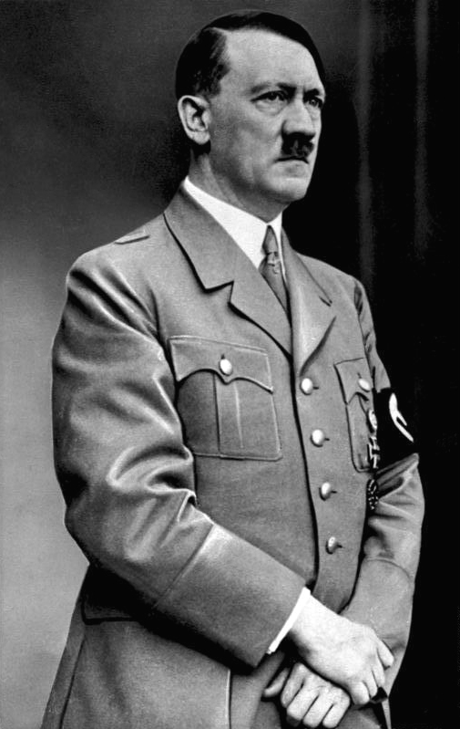 Adolf Hitler (1889-1945). Adolf Hitler was born in Braunau am Inn, Austria-Hungary. He served as Führer and Reichskanzler of German, and as leader of the Nazi Party. Hitler led Germany to defeat in World War II.