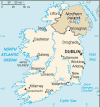 Ireland Political Map