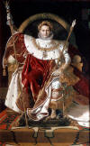 Napoleon Bonaparte on His Imperial Throne