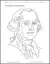 George Washington Coloring Sheet