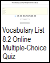 8.2 Interactive Vocabulary Quiz