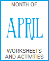 April Worksheets and Activities