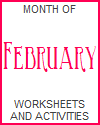 February Worksheets and Activities