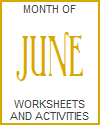 June Worksheets and Activities