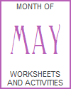 May Worksheets and Activities