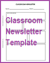 Classroom Newsletter Template