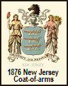 1876 Illustrated Version of the New Jersey Coat-of-arms