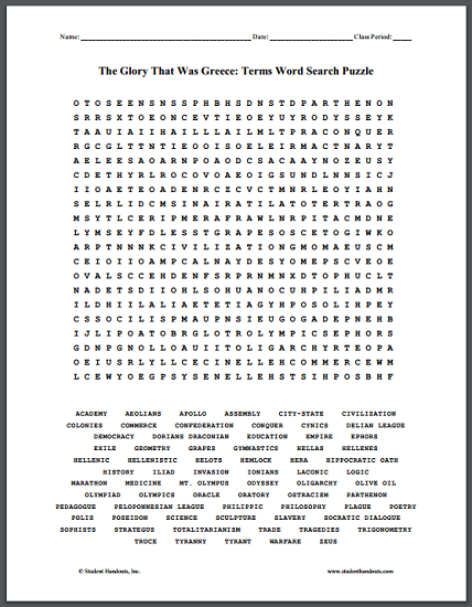 world history word search puzzles printable