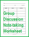 Group Discussion Note-taking Worksheet