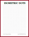 Free Printable Isometric Dots Graph Paper