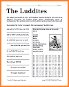 The Luddites Bellwork Handout