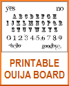 Free Printable Ouija Board for Your Halloween Party Seance