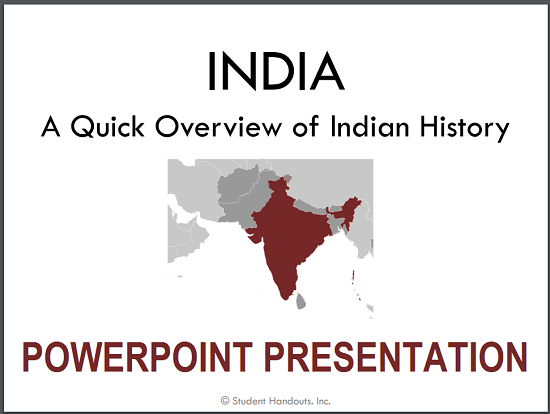 powerpoint presentation on indian history