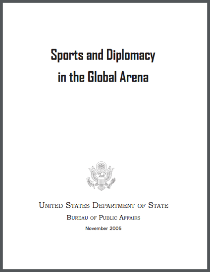 "Sports and Diplomacy in the Global Arena" Learning Module - Free to print (PDF file).