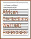 African Civilizations Writing Exercises