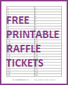 Free Printable Raffle Tickets