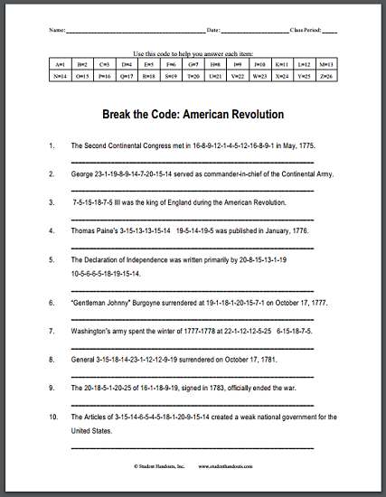 american-revolution-decipher-the-code-puzzle-student-handouts