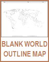 Blank Outline World Map Worksheet