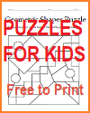 Printable Puzzles for Kids