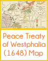 Peace Treaty of Westphalia (1648) Map