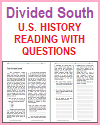 Divided South Reading with Questions