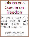 Johann von Goethe - No one is more of a slave...