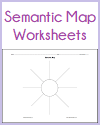 Semantic Map Worksheets