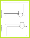 Three-Box Flow Chart Printable