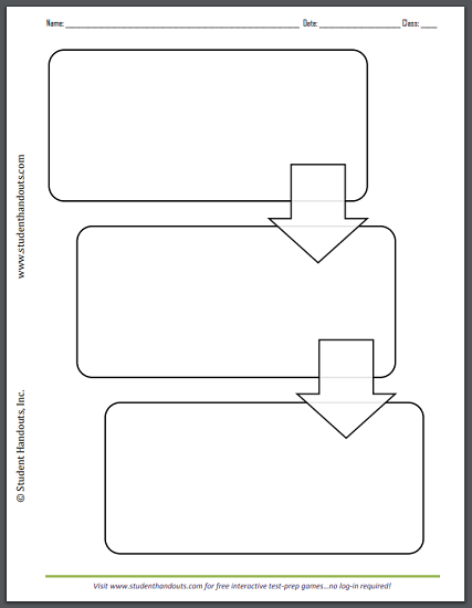 Flow Chart Graphic Organizer Printable