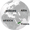 Yemen on the Globe