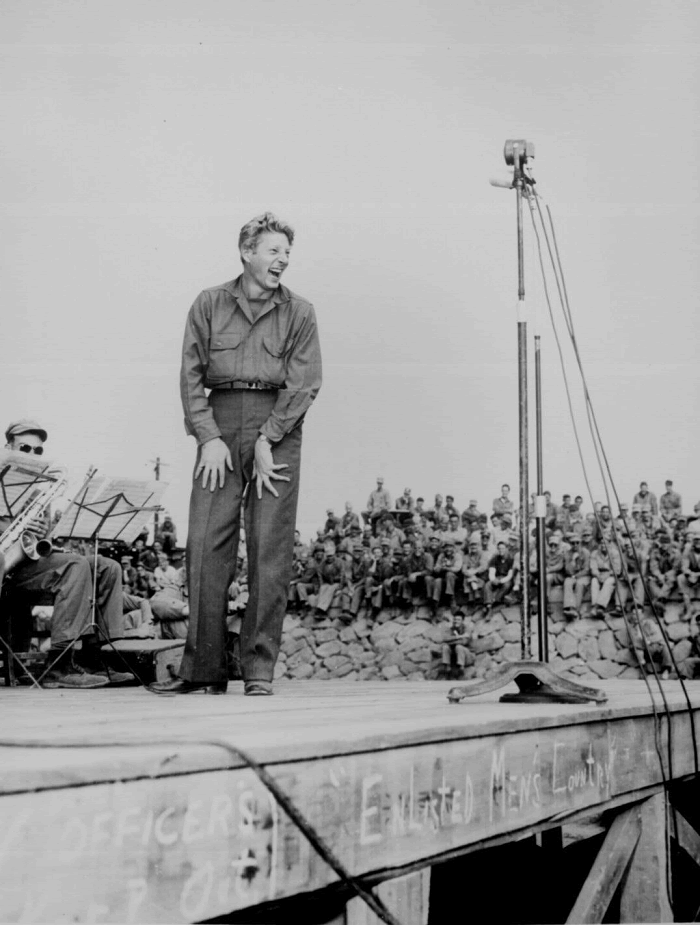 Danny Kaye Entertaining U.S. Troops