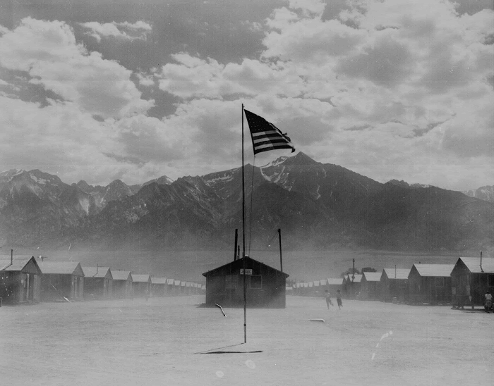 Dust Storm at Japanese Internment Center
