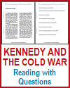 Kennedy and the Cold War Reading with Questions