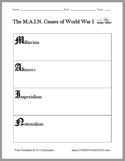 m-a-i-n-causes-of-world-war-i-worksheet-student-handouts