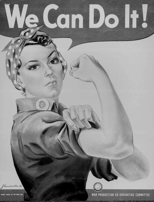 Rosie the Riveter "We Can Do It!" Poster