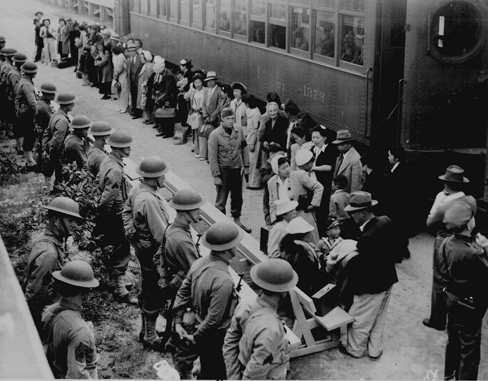 Persons of Japanese Ancestry at Santa Anita Assembly Center