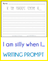 I am silly when I... Writing Prompt
