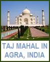 Taj Mahal in Agra, India