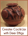 Greater Coclé Jar with Deer Effigy (Panama)