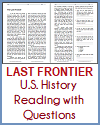 Last Frontier Reading with Questions