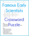 Early Scientists Crossword Puzzle
