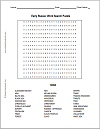 Early Russia Word Search Puzzle; Grades 6-12