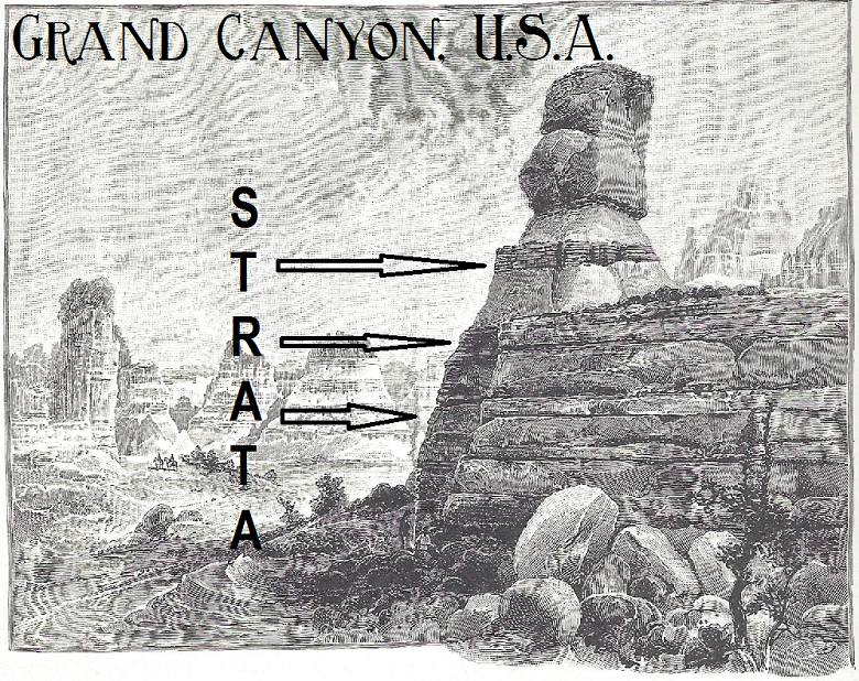 Rock Strata of the Grand Canyon