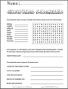 Christmas Unscramble Worksheet for Grades 4-6