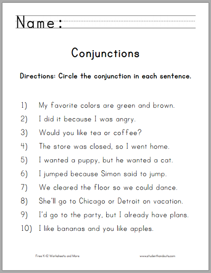 conjunctions-games-games-4-gains-circle-the-conjunctions-worksheet