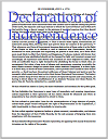 Declaration of Independence (July 4, 1776)
