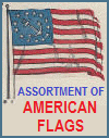 Assortment of Historic American Flags