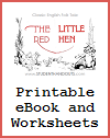 The Little Red Hen eBook and Worksheets