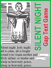 "Silent Night" Carol Gap Text Game for Grades 1-4