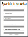 Spanish in North America Writing Exercises